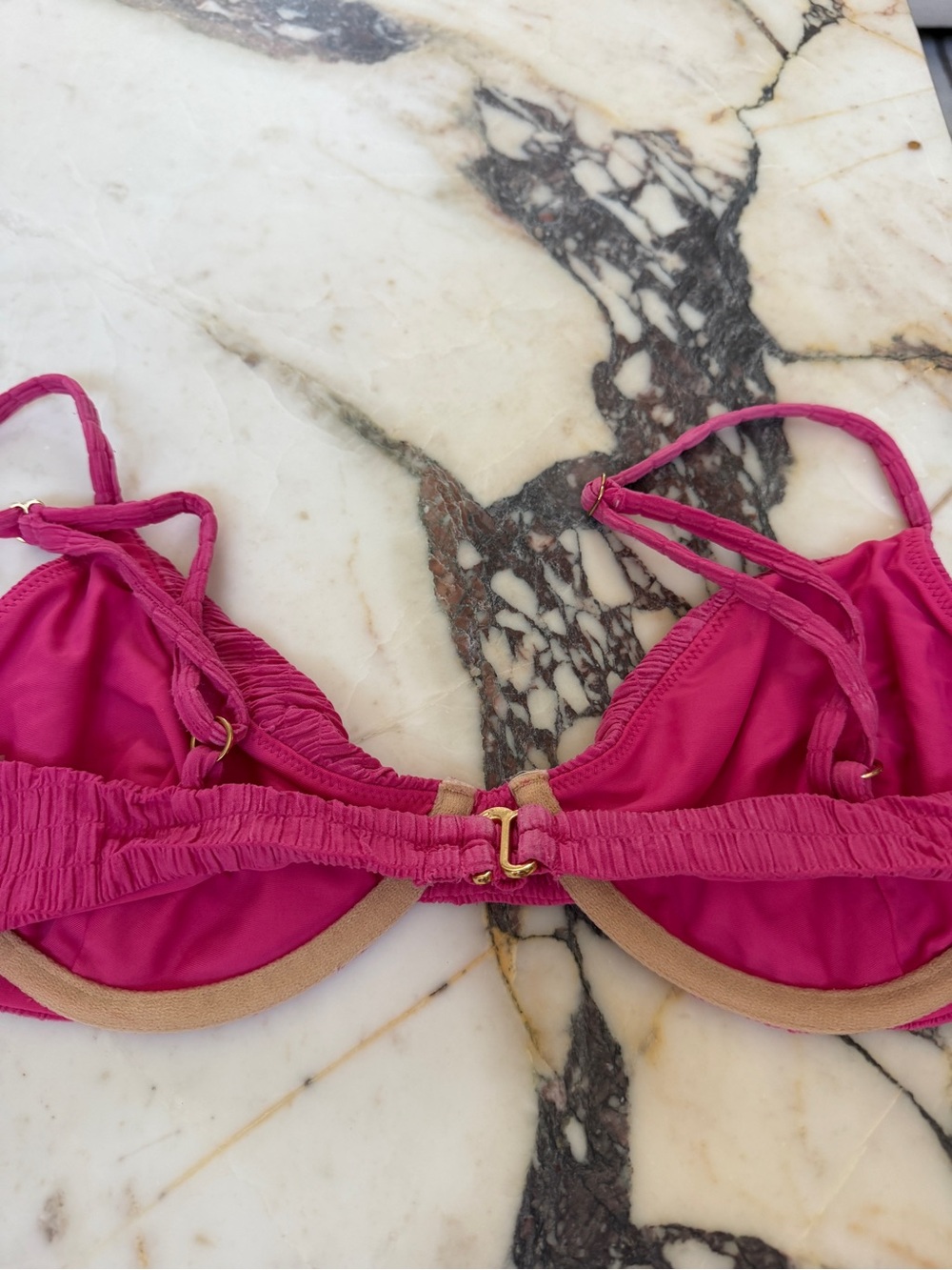 Montce Pink Ruffle Bikini - Picture 4 of 5